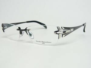 新品 マサキマツシマ メガネ MF-1203-4 ガンメタル/シルバー フレーム Masaki 正規品 人気 希少モデル 