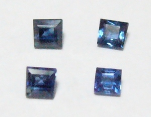 bzg■天然石ルース■　サファイア　４個　０．２３ｃｔ