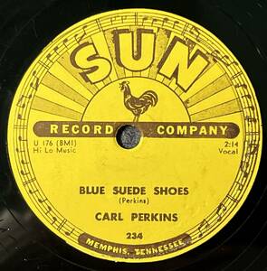 CARL PERKINS SUN Blue Suede Shoes/ Honey, Don’t?