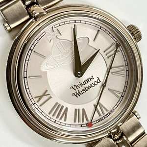 [ジャンク品 箱付属品なし] ヴィヴィアンウエストウッド 腕時計 レディース Vivienne Westwood VV168NUNU ローズゴールド