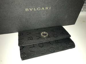 箱付き美品ほぼ未使用ブルガリBVLGARI6連キーケース本物￥500から