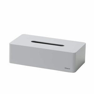 ideaco ( イデアコ ) ボックス 箱 ティッシュ 専用 ケース グレー box grande ( ボックスグランデ )