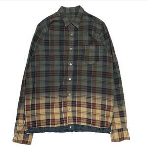 sacai サカイ　20SS Check Shirts D.グリーン系 サイズ:3