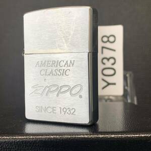 ZIPPO Brushed Chrome SINCE 1932 美商品 オイルライター ハイポリッシュクローム ジッポー 1998年製 Y0378
