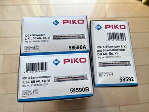 PIKO Expert ピコエキスパート 58590A 58590B 58592 DB ドイツ国鉄 ICE 4 BR412 追加3両セット
