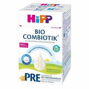 HIPP (ヒップ) オ－ガニック 粉ミルク コンビオティック BIO Pre プレ (0ヶ月から) 600g