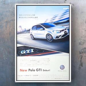 当時物 6代目 VW ポロ GTI 広告 / ポロGTI Polo AW ポロ6 ポロ6r poloⅥ polo6 マフラー ホイール ミニカー パーツ カスタム カタログ 中古