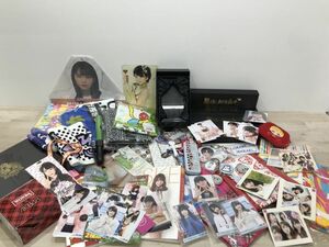 AKB48 HKT48 NMB48 等(扇子 写真 缶バッチ タオル ファイル トロフィー等 ) グッズ まとめ セット[C3628]