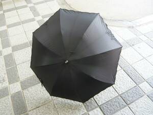 ランバン 《LANVIN COLLECTION》　スライド式晴雨兼用傘（黒系）
