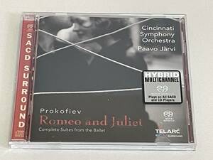 SACD TELARC SACD-60597◇パーヴォ・ヤルヴィ/シンシナティ交響楽団/プロコフィエフ バレエ ロメオとジュリエット◇S13