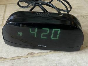 SEIKO デジタルアラームクロック DL504 セイコー 目覚まし時計 レトロ 置時計 デジタル時計