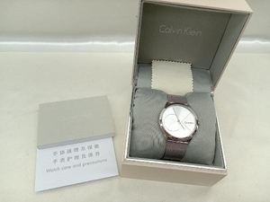 【Calvin Klein】 K3M 211 腕時計 クォーツ 3BAR R6.4月電池交換済み 中古