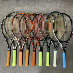 240438■中古品　 テニスラケット９本セット