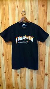 スラッシャー（THRASHER）・スケーター系Ｔシャツ・新品・入荷・Ｍサイズ・黒・激安超特価・⑦