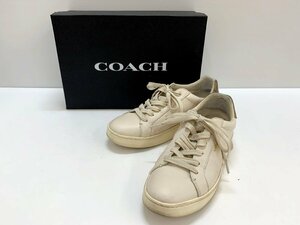 [fns★]　COACH コーチ CLIP LOW TOP クリップ ロー トップ スニーカー G4966 シューズ 靴 サイズ US6B シグネチャー