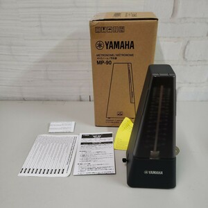 604y1705★ヤマハ YAMAHA メトロノーム ブラック MP-90BK 定番の三角錐スタイル マット仕上げにより指紋が付きにくい仕様 ゼンマイ