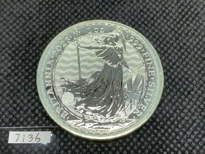31.1グラム 2023年 (新品) イギリス「ブリタニア」純銀 1オンス 銀貨 (チャールズ3世)