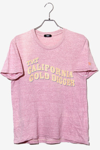 TMT ティーエムティー コットン プリント クルーネック 半袖 Tシャツ M PINK ピンク TCS-F1208 /◆ メンズ
