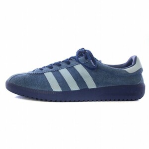 未使用品 adidas originals BERMUDA バミューダ アイランドシリーズ スエード レザー スニーカー シューズ ローカット US8.5 26.5cm 青