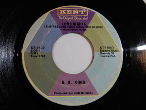 B.B. King Long Nights (The Feeling They Call The Blues) / I