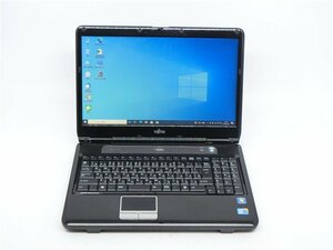 中古/15.6型/ノートPC/Windows10/新品SSD256GB/4GB/i3-M330/FMV　NF/G50 MOffice搭載/HDMI/無線WIFI/テンキー