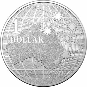 [保証書・カプセル付き] 2021年 (新品) オーストラリア「南十字座の下」純銀 1オンス 銀貨