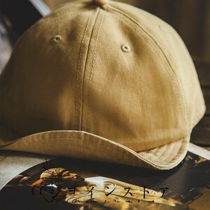 美品 ビンテージ キャップ 帽子 アメカジ 野球帽 デニム ツイル ハット大きいサイズ 深め メンズ レディース カジュアル カーキ