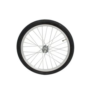 自転車 完組ホイール 後輪リム完組み20×1.75バンド用アルミリム(28H)フリーなし
