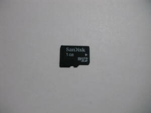 1GB　SanDisk　microSDカード　フォーマット済み　メモリーカード