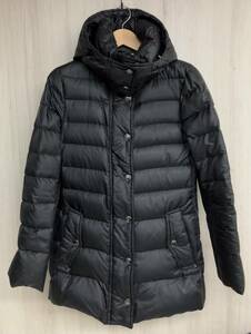 BURBERRY LONDON バーバリー ロンドン ダウンコート [B1C04-662-10] ブラック レディース [サイズ:40]【ピンホールあり】