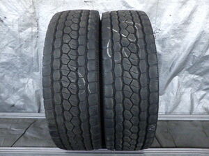 UT2369-ブリヂストン M800 265/60R22.5 143/140J 中古 2本セット オールシーズンタイヤ 2017年製