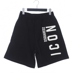 ディースクエアード DSQUARED2 22SS Icon Relax Shorts スウェットショートパンツ ショーツ XS ブラック 黒 S79MU0029 国内正規 メンズ