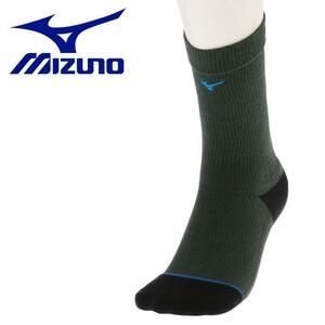 25.26.27cm 定価1870円 ミズノ MIZUNO ゴルフ 【発熱素材】ブレスサーモフィットウェルソックス(ミドル丈/柄) 靴下 E2JX250139 メンズ