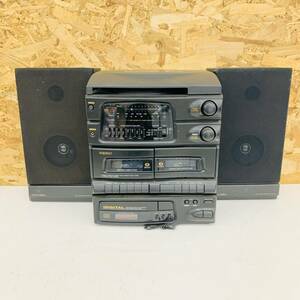 【ジャンク品】CD レコード カセットテープ システムコンポ MT-2318CDRC ※2400010359675