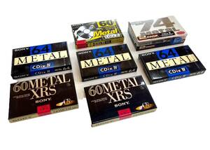 ▲▽【新品・未使用】SONY METAL8枚 ハイポジション21枚 カセットテープ29枚セット CDix IV / XRS / CDix II / STAMINA XII ▲▽