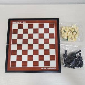 0117-215□マグネット チェス CHESS & BACKGAMMON ボードゲーム エポック社 ゲーム パーツ欠品有り 現状品　