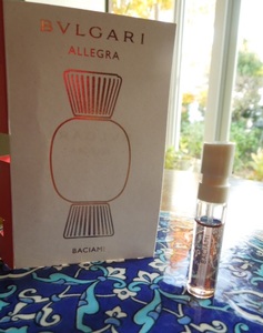 BVLGARI ALLEGRA ブルガリ アレーグラ バチアーミ サンプル 1.5ml　国内ブルガリ　正規サンプル