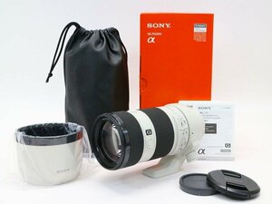 ●○【未使用品・元箱付】SONY SEL70200G FE 70-200mm F4 G OSS カメラレンズ 望遠 ズーム Eマウント ソニー ポーチ付○●025335001m○●