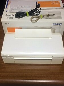 【中古】旧モデル エプソン Colorio インクジェットプリンター PX-101 4色顔料インク