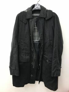 refle@ DAKS LONDON コート　黒/ブラック　中ベスト付き