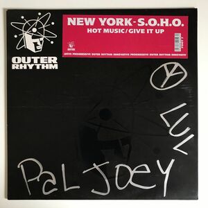 New York - S.O.H.O. - Hot Music / Give It Up (Pal Joey直筆サイン入り)