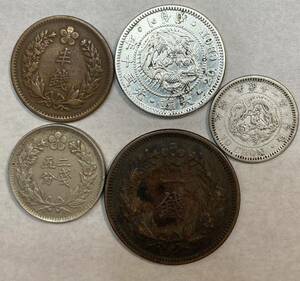 59 朝鮮 光武　銀貨　二十銭　十銭　二銭五分　半銭　一銭　一銭銅貨 古銭 在外貨幣 韓国　硬貨 大韓 コレクション コイン