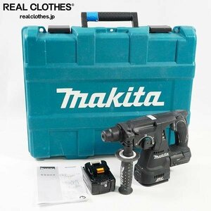 ★makita/マキタ HR244D 24mm 充電式 ハンマドリル BL1860B 18V リチウムイオンバッテリー ケース付き 動作確認済み 同梱×/D4X
