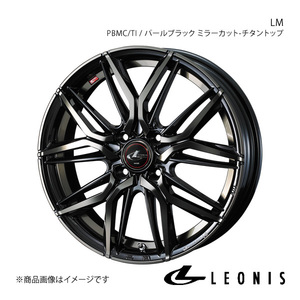 LEONIS/LM フィット GK3/GK4/GK5/GK6/GP5/GP6 ホイール1本【16×6.0J 4-100 INSET50 PBMC/TI】0040792