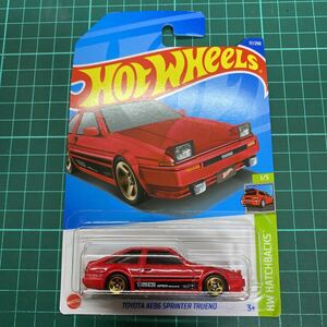 ホットウィール Hot Wheels TOYOTA AE86 SPRINTER TRUENO レッド