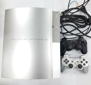 I1082 ゲーム機 PlayStation3 PS3 SONY シルバー CECHH00 ソニー プレステ3 コントローラー 中古 ジャンク品 訳あり
