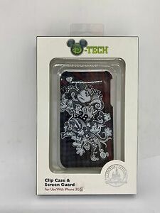Disney Parks Mickey Through Years Clip Case and Screen Guard Iphone 3GS New Box 海外 即決