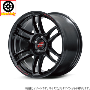 アルミホイール 4本 18インチ R26 クリスタルブラック 18×8.0J +45 5H100P カローラスポーツ 86