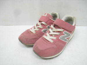 NEW BALANCE ニューバランス 996 NB キッズ 女の子 スニーカー スエード ピンク サイズ20cm