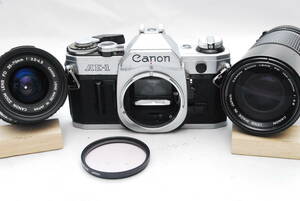 Canon AE-1 FD ダブルレンズセット (良品）02-15-13
